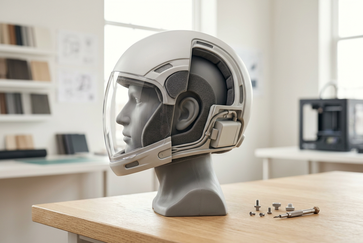 The Ergonomics of Wearable Helmets: Clearance, Sightlines, and Weight Balance